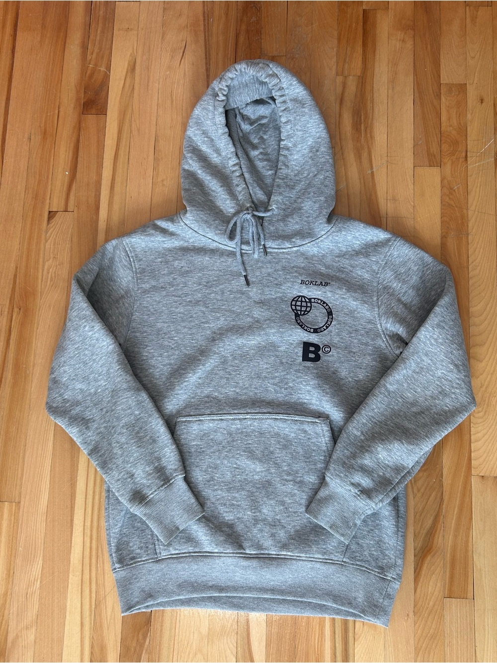 K/Lab Gray Graphic Hoodie Pullover